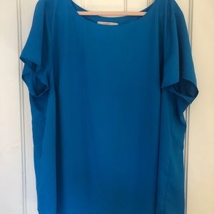 Blue Loft blouse